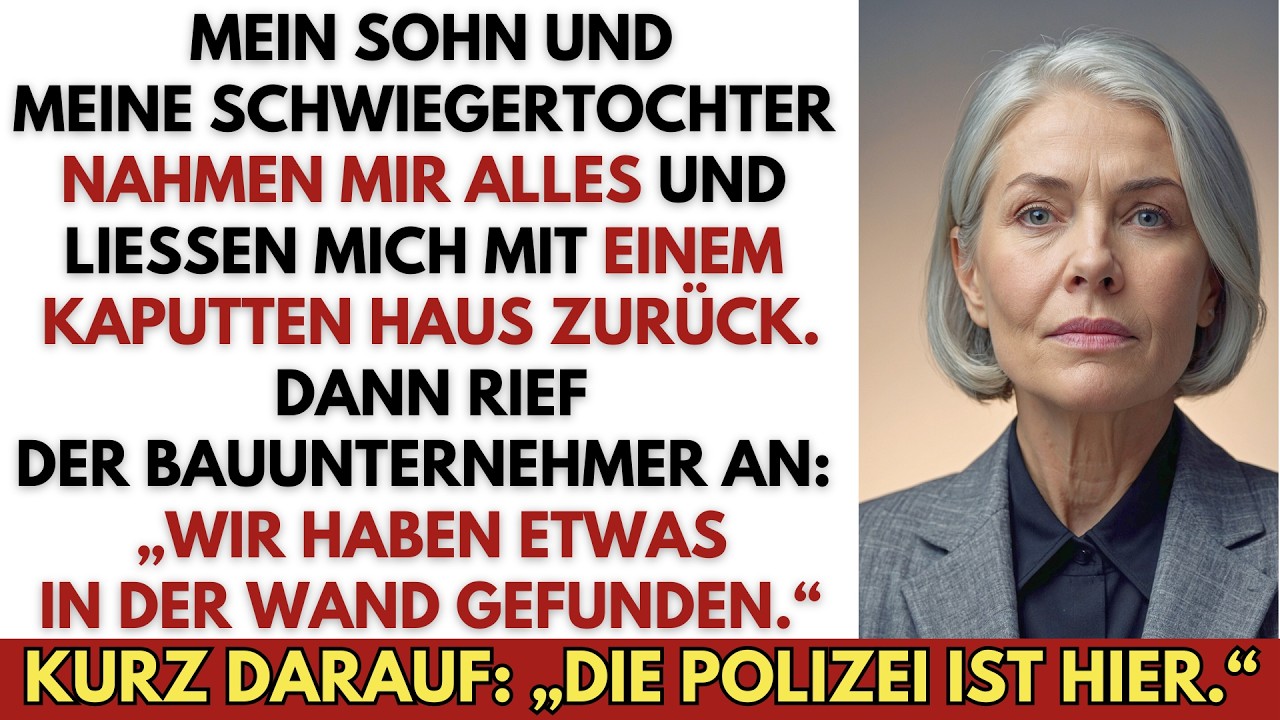 Mein Sohn nahm mir mein Erbe – bis ein Bauunternehmer das 2,4-Mio.-Euro-Geheimnis meines Mannes fand