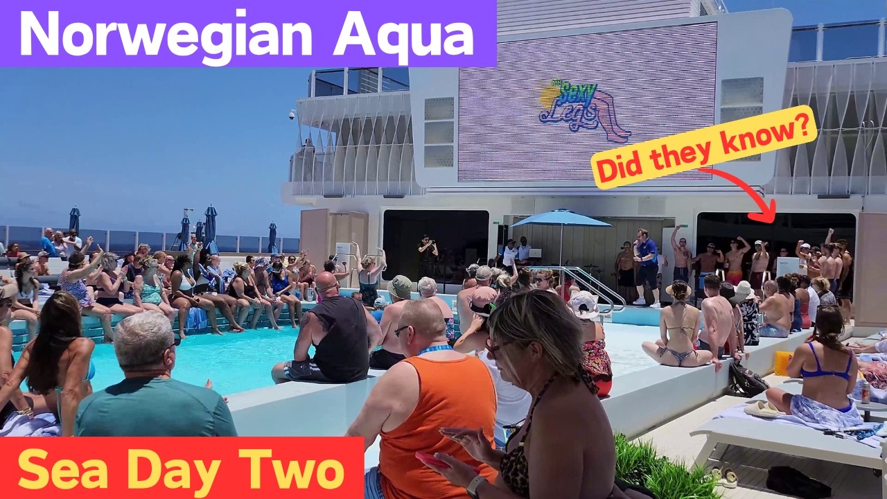 My FIRST Sea Day EXPLORING Norwegian's BIGGEST new Ship