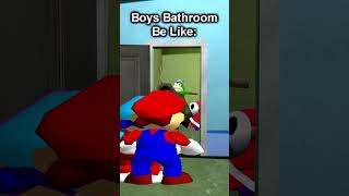 Boy's Bathroom Be Like (Audio From @itsmesigugu) #mario64 #mario #sm64 #memes #sm64bloopers