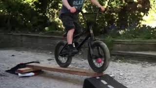 Little Boy Did An Amazing Drop In Bike Trick