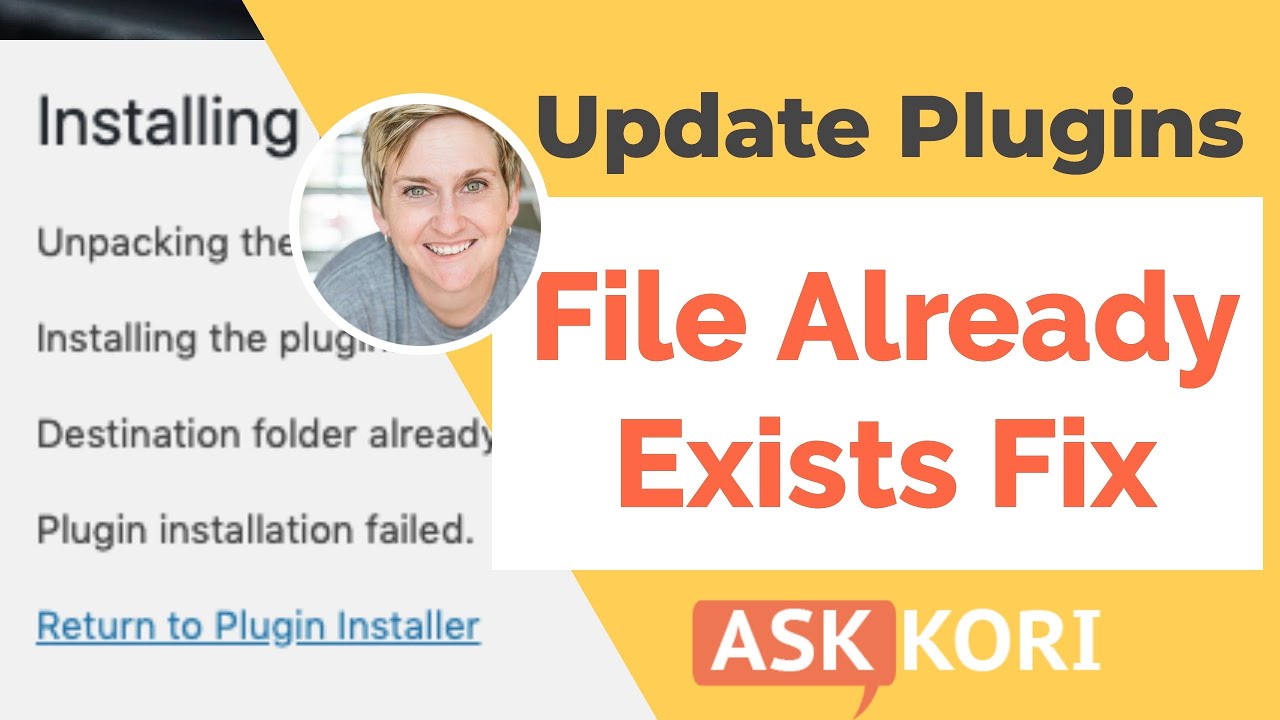 File already exists