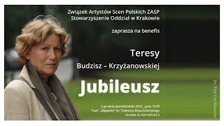 Teresa Budzisz-Krzyżanowska - JUBILEUSZ [zapowiedź]