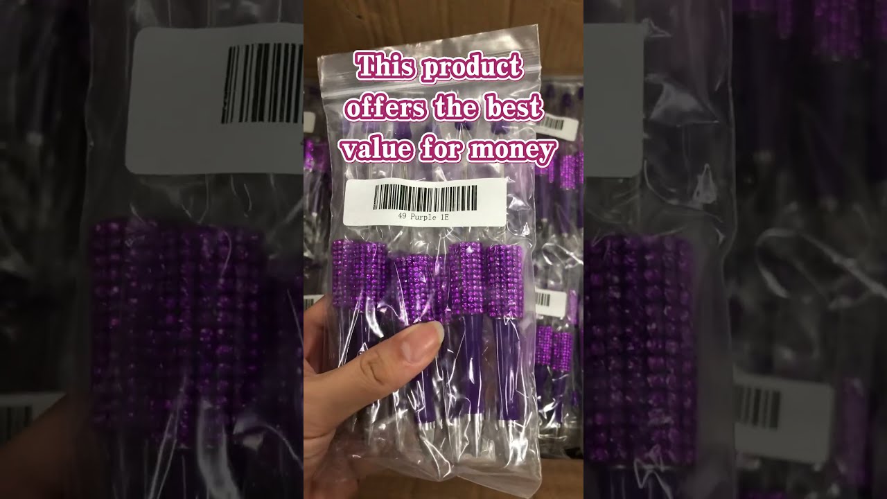 Do You Like Purplerhinestone Bead Pens Beaded Beadedpens Wholesale Diy