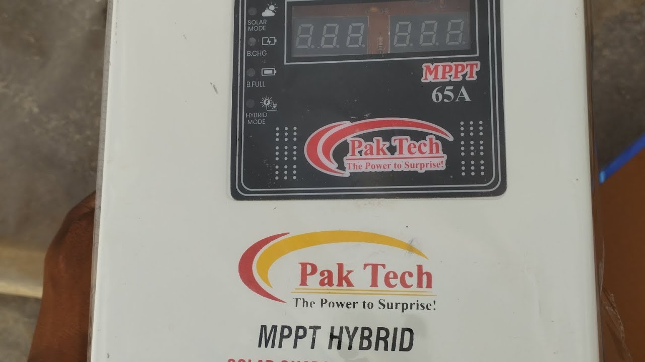 live demonew mppt 60 amp Pak teach with 415w risen unit