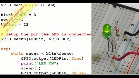 Hướng dẫn raspberry pi Điều khiển Led - Vietnamese