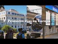 Primeros días en Europa: viajes, cumpleaños de Paco y primer día de clases