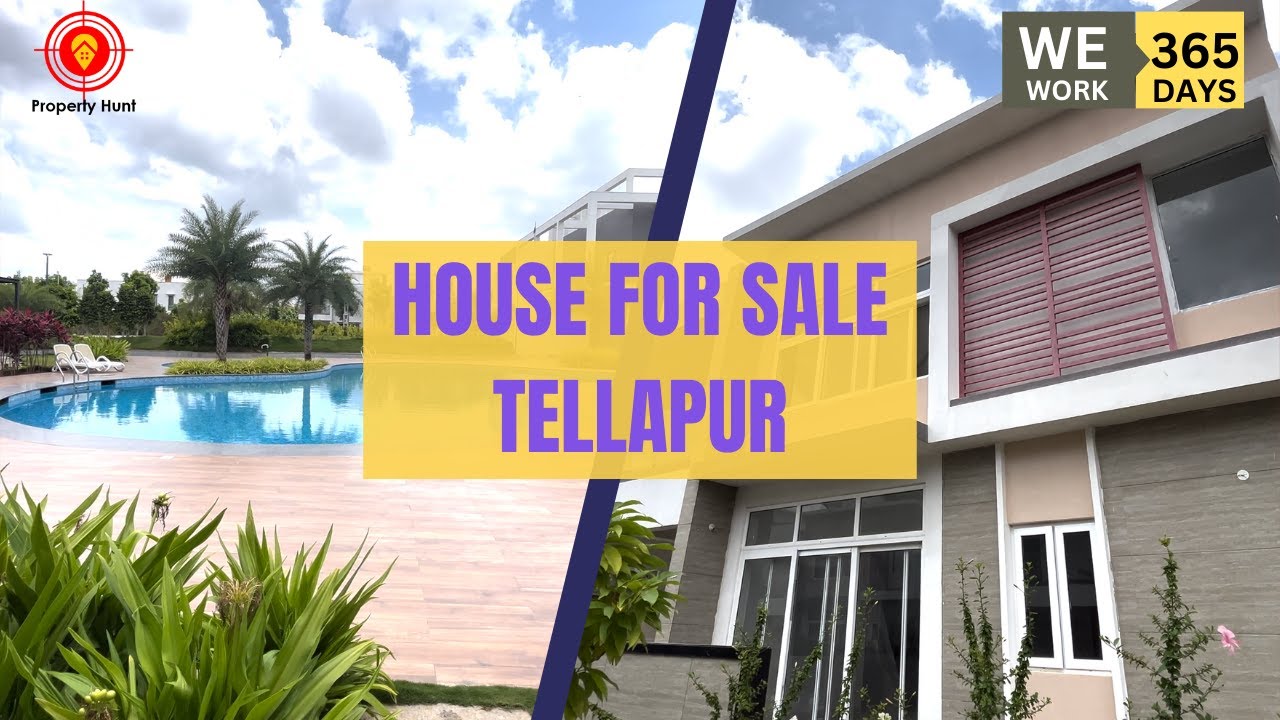 Luxury Villas for sale in Tellapur Villas in Hyderabad House for