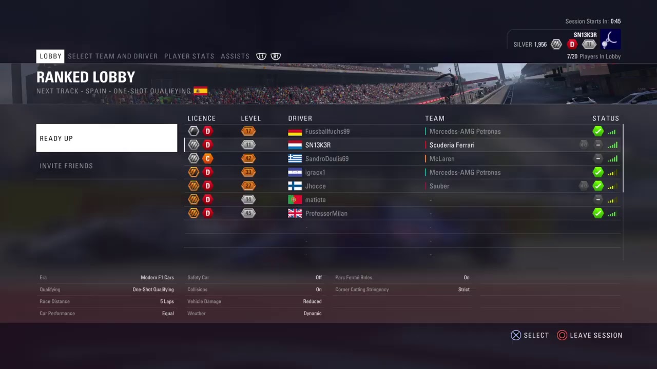 F1 2018 - Online Open Lobbies