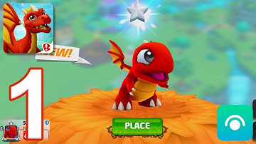 DragonVale World - Gameplay Walkthrough Part 1 - Level 1-6 (iOS, Android)
