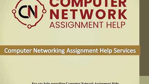 Computer Networking Assignment Help