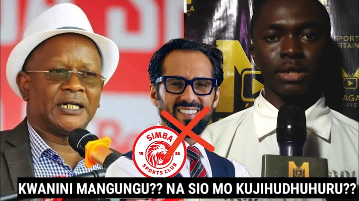 KWANINI MANGUNGU???? NA SIO MO KUJIHUDHURU??