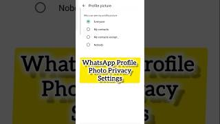 Sirf wahi dekhenge jo aap chahoge! WhatsApp DP Setting 🔐 Who can see your WhatsApp DP? #thetechnp