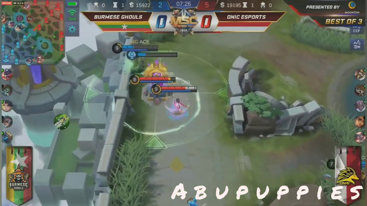 ONIC SAVAGE VS IDNS THAILAND MSC 2019