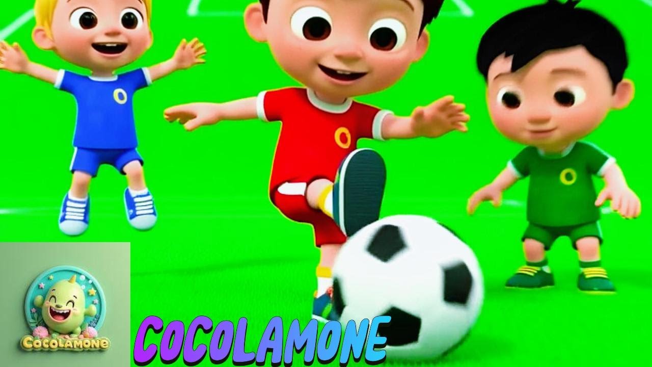 Soccer Song ⚽ | Kids Football Rhyme | Ultra 3D Animation