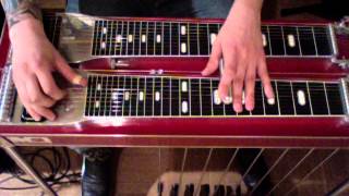 Video thumbnail of "George Strait "I Just Want To Dance With You" - Pedal Steel Guitar Lessons by Johnny Up"