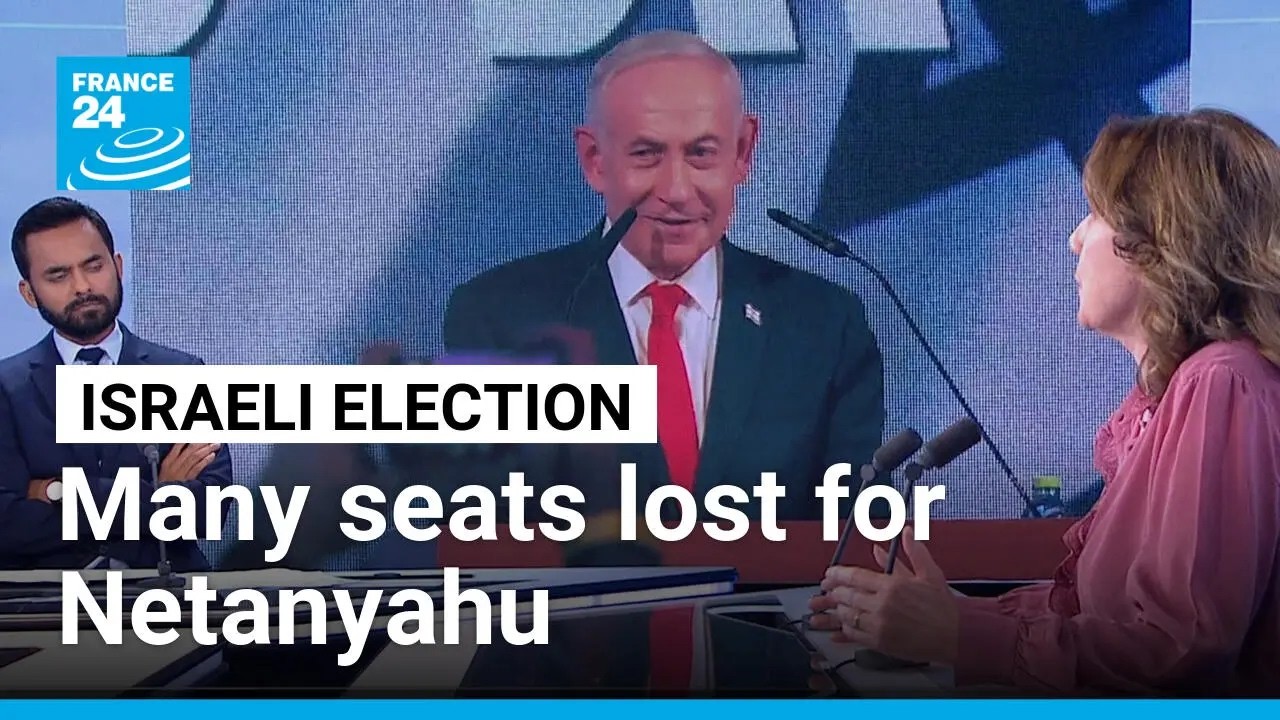 Israeli election: PM loses a significant number of seats since 2022 election • FRANCE 24 English