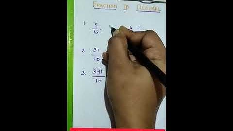 #easy shotcut # fraction to decimal conversion#part 1 #saro