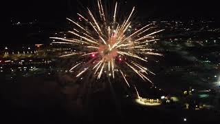 First Night Tri-Cities 2020 Fireworks From A Drone Set To Music.