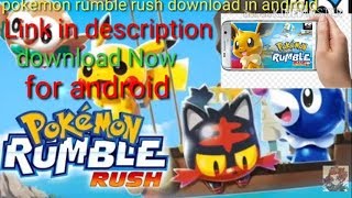 How to download pokemon rumble rush in android screenshot 4