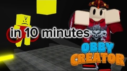 Making a boss fight in 10 min in obby creator