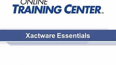 Xactware Essentials Training
