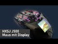 HXSJ J500 - eine bunte RGB-Maus mit Display