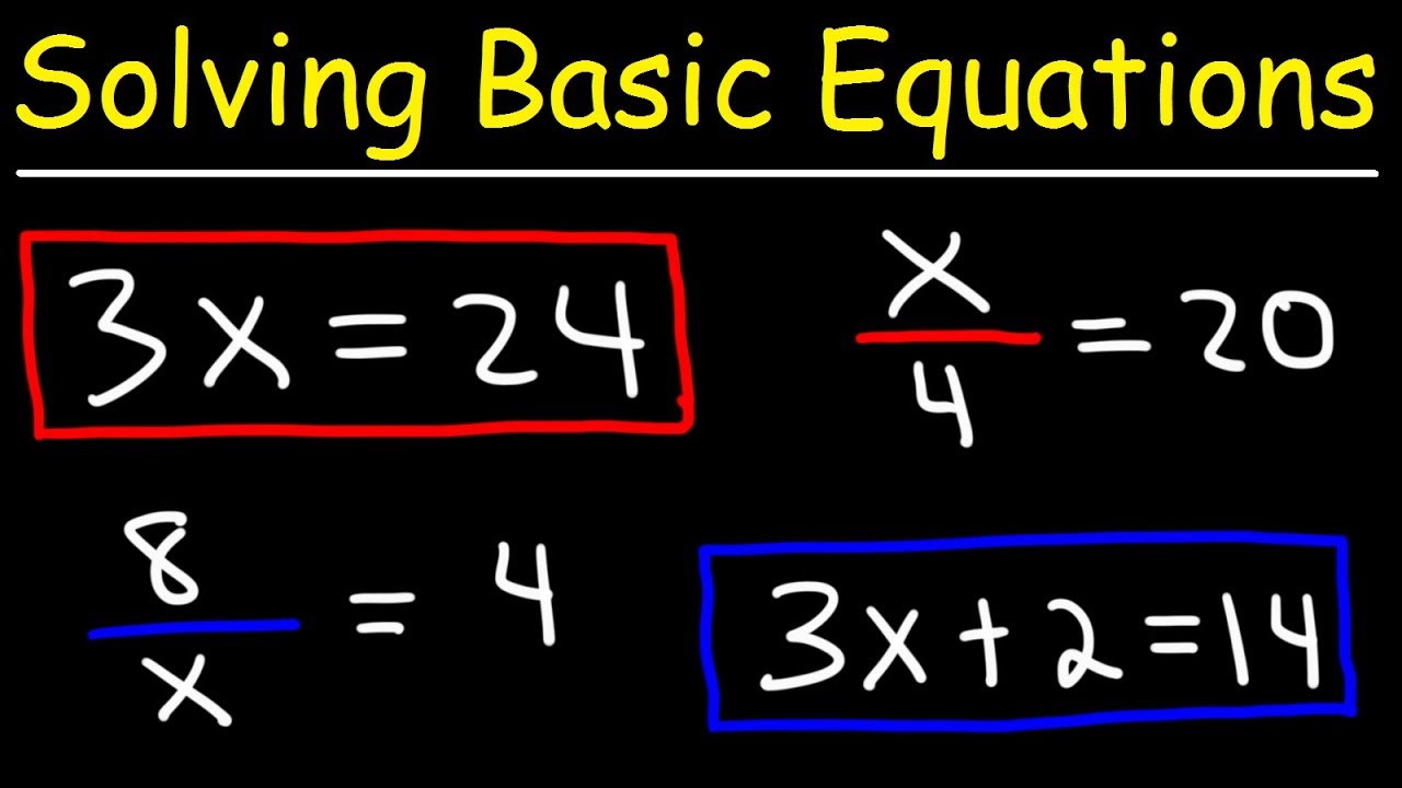 solving equations word problems algebra 1