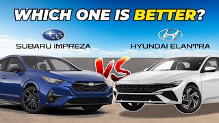 Hyundai Elantra 2025 vs Subaru Impreza 2025 Comparison | Which One is better ? Subaru Impreza Vs Hyundai Elantra