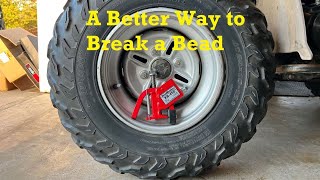 How to Break a Bead on an ATV Tire with the BeadBuster