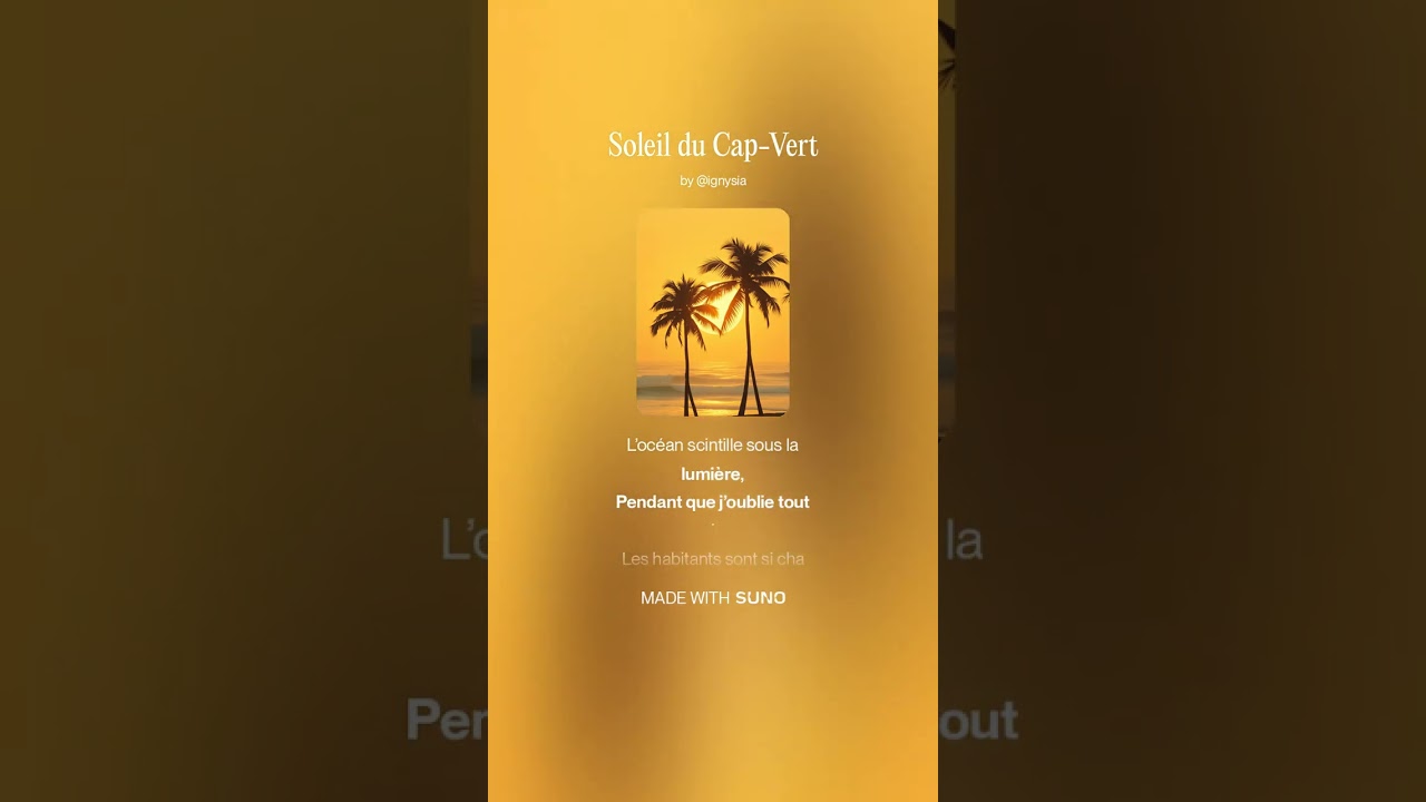 Soleil du Cap-Vert - Copyright © 2025 IGNYSiA 