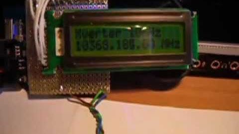 Arduino PLL control for 10GHz transverter