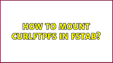 How to mount curlftpfs in fstab?