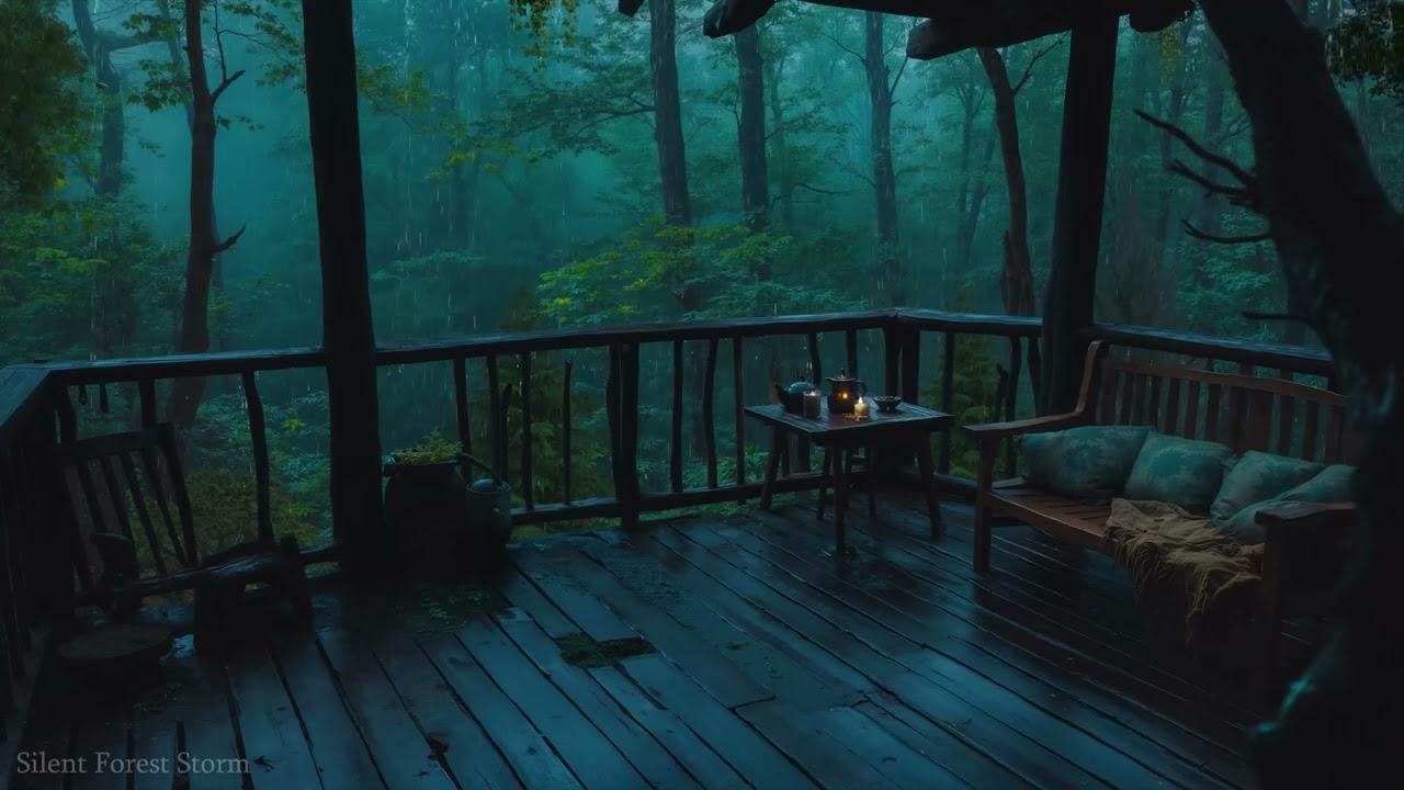 Sleep Well with Forest Rain 🌧️ Deep Woods Ambience for Peaceful, Restful Night