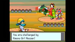 Pokemon Soothing Silver - Kimono Girl Moozen Route 19, Special Ledian Gift Postgame, Hard Mode