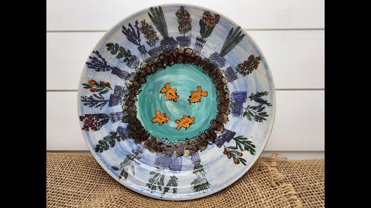 Using Underglaze Transfers With Amaco Velvet Underglaze Designs / April