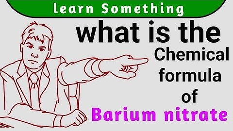 How to write chemical formula of Barium Nitrate || Barium Nitrate chemical formula || Chemistry