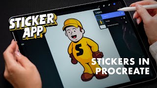 How to make stickers using Procreate screenshot 5