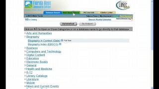 Using the Databases
