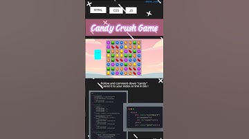 🎮Build a Candy Crush Game with HTML, CSS & JS 🍭 | #Shorts #short  #Trending#webdevelopment #gamedev