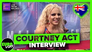 COURTNEY ACT (INTERVIEW @ EUROVISION 2024) // Live from Malmo