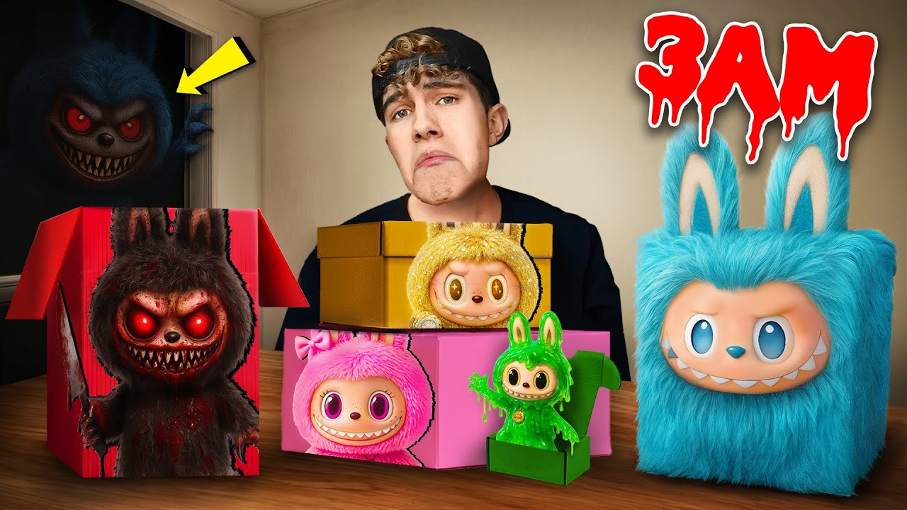 НИКОГДА НЕ ОТКРЫВАЙ ВСЕ LABUBU МИСТЕРИ-БОКСЫ в 3 ЧАСА НОЧИ!!