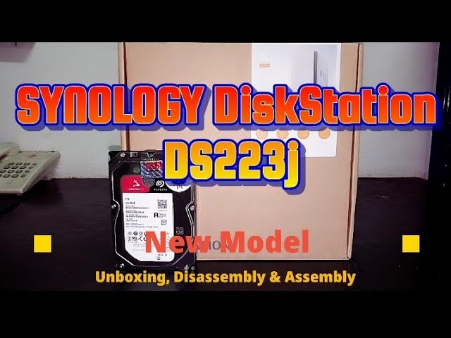 SYNOLOGY DiskStation DS223j - Unboxing, Disassembly and Upgrade