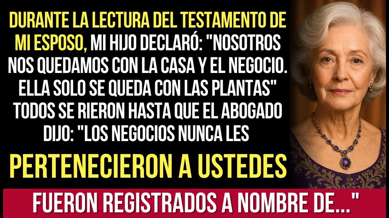 Mi Hijo Se Rió En La Lectura Del Testamento, Hasta Que El Abogado Reveló Quién Era Dueño Del Negocio