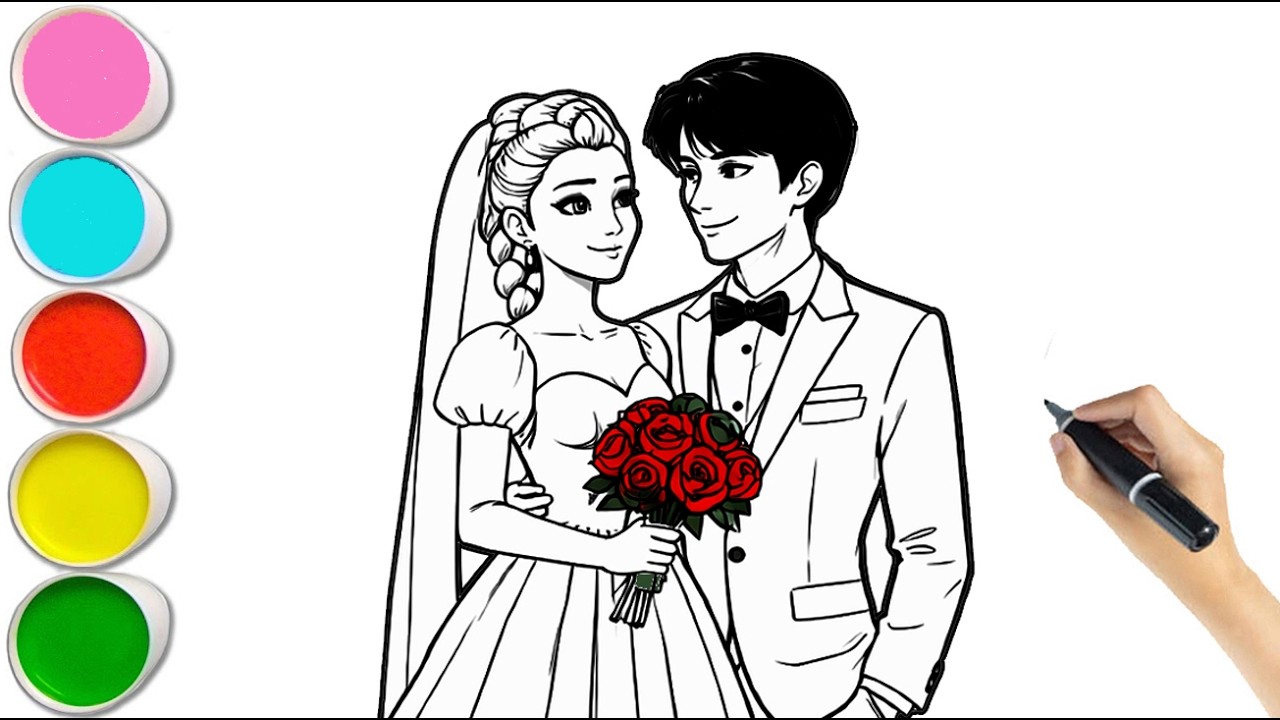 How To Draw Huntrix Rumi and Jinu Easy - YouTube