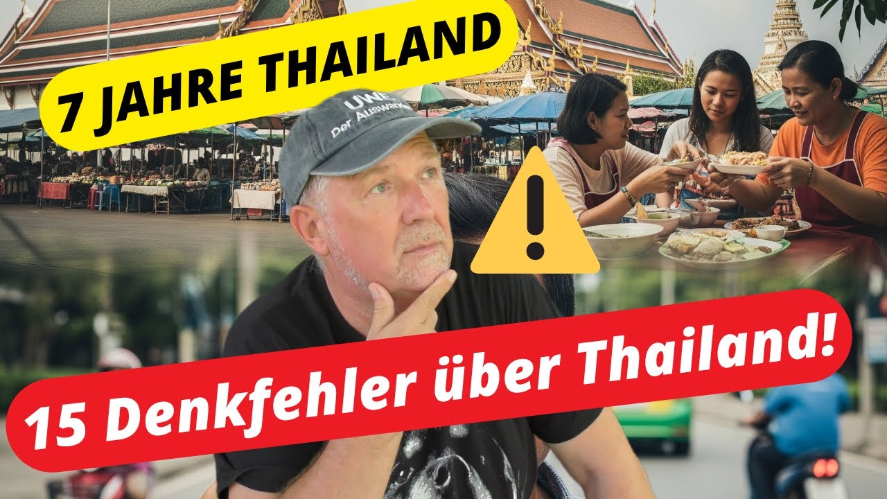 7 Jahre Thailand. Die 15 größten Denkfehler über das Leben hier. Diese Irrtümer löschen deinen Traum