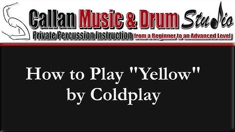 How to play "Yellow" by Coldplay (Video by Thom Callan)