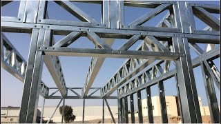 Light gauge steel frame construction system with non autoclaved lightweight aerated concrete infill screenshot 1
