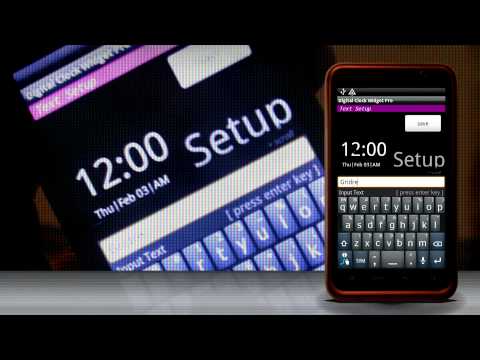 Digital Clock Widget Pro (gridRED)