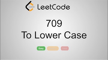 LeetCode 709. To Lower Case | Python