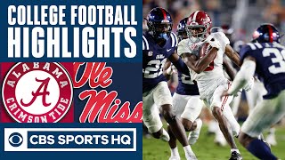 #2 Alabama vs Ole Miss Highlights: highest-scoring regulation game in SEC history | CBS Sports HQ